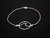Imagen de Pulsera de Plata con Dije de Ola