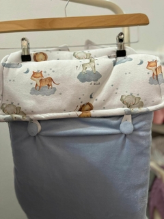 Porta enfant de plush y piel - AW