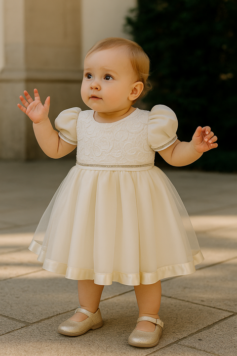 Vestido manga princesa - CD