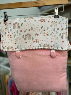 Imagen de Porta enfant de plush y piel - AW