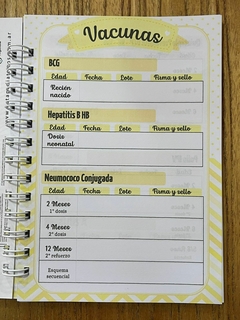 Cuaderno pediátrico tapa dura - tienda online