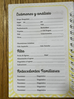 Imagen de Cuaderno pediátrico tapa dura