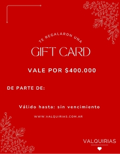 GIFT CARD por $400.000 - comprar online