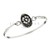 esclava pinza con medalla redonda flor y apl. De oro laterales - comprar online