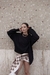 Buzo CROP Negro