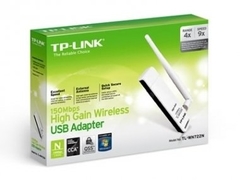 Placa de red USB TPLINK TL-WN722N P.RedW USB 150Mbps Con antena externa - comprar online