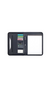 PORTFOLIO CARPETA SIMIL CUERO NEGRO CON CALCULADORA - comprar online