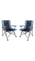 2 Sillas Plegables Premium Camping Playa 130 Kg Queensland Azul - comprar online