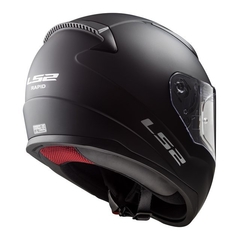 CASCOS LS2 353 RAPID SOLID - NEGRO MATE en internet