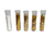 Glitter Mix Polvo Formas Uñas Rostro Pelo Surtidos Pack X 5