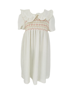 Vestido Smock Rombo Alg doble - comprar online
