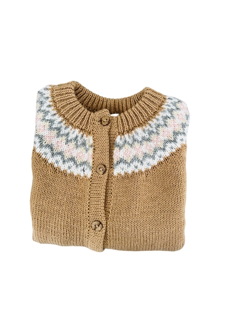 Campera Tejida Petite Beige