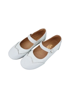 Guillermina Petite Ondas Cuero Blanca - comprar online