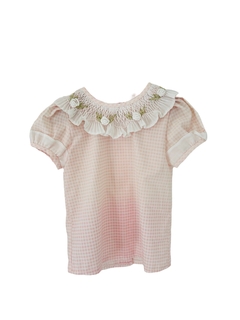 Camisa Cuadritos Rosa - comprar online