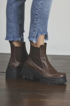 Jean mom ventana bota deflecado elastizado - 092 - Alma Morena