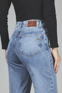 Imagen de Jeans recto celeste clasico rigido - 307