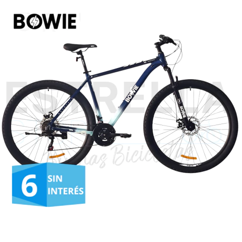 Bicicleta Bowie Rodado 29 Aluminio 21 cambios Shimano Frenos a disco - comprar online