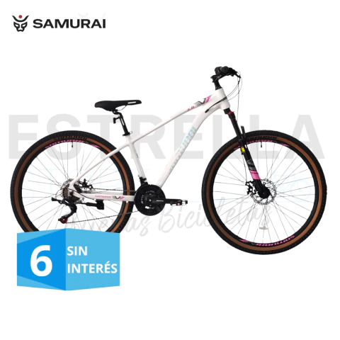 Imagen de BICICLETA SAMURAI 3.0 RODADO 29 FULL SHIMANO FRENOS A DISCO 21 VELOCIDADES