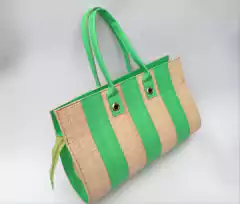 Imagem do Bolsa em Palha de Buriti e Couro Sintético - Atacado R$ 40,00 unidade