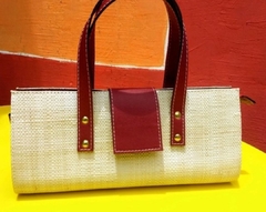 Bolsa de Mão Couro e Palha - Atacado R$ 40,00 unidade na internet