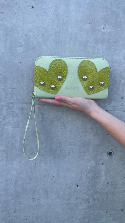 Billetera Cora Verde lima