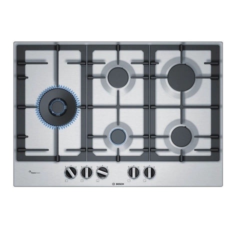 BOSCH PCS7A5B90 ANAFE GAS 5H INOX 75CM (7590)