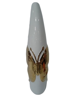 2183 - VASO BRC DET BORBOLETA DOUR 33CM - comprar online