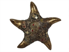 2490 - ESTRELA MAR C/APLIC PDR 19CM JG C/2
