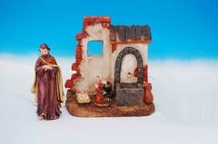 2773 - PRESEPIO FONTE SAG FAM 3PC 25CM