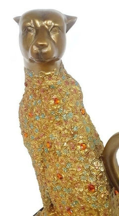 3010 - ESTATUETA LEOPARDO 39CM - loja online
