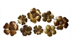FUBC - PLACA P/PRD MT FLORES 123X60CM - GOLD