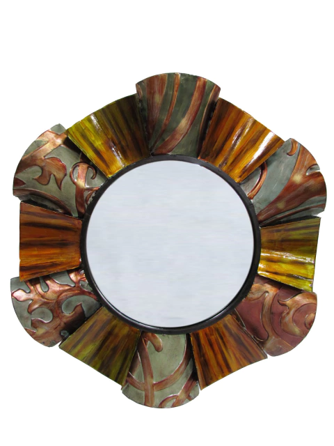 FUBC - QUADRO C/ESPELHO MT REDONDO 72,5CM