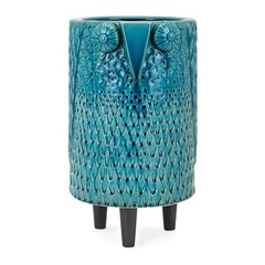 IMX - VASO CORUJA BLUE 37X22CM