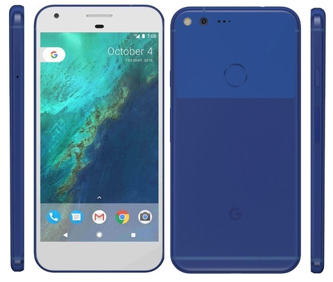 CELULAR Google Pixel XL 128GB BRANCO COM AZUL, processador de 2.15Ghz Quad-Core, Bluetooth Versão 4.2