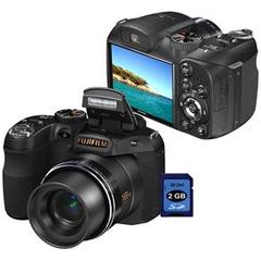 CÂMERA DIGITAL FUJIFILM FINEPIX S2800 HD PRETA 14MP, LCD 3.0, Z00M ÓPTICO 18X E VÍDEO HD