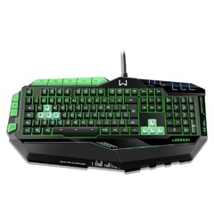 Teclado Gamer Multilaser Tc199 Profissional, Preto e Verde