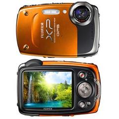 CÂMERA DIGITAL FUJIFILM XP30 LARANJA C/ 14MP, LCD 2.7", ZOOM ÓPTICO 5X, VÍDEO HD (720P), DETECTOR DE FACES, À PROVA DE ÁGUA,QUEDA,FRIO E POEIRA