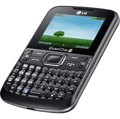 Celular LG C299 Desbloqueado Preto Câmera VGA Quad chip Qwerty - comprar online