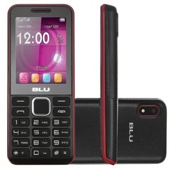 Celular BLU TANK II T193 Dual CHIP Camera VGA com FLASH Quad BAND Tela 2 4 Desbloqueado BLU T193X Q WEB 13 PRETO E VERMELHO