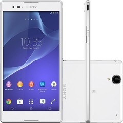 SMARTPHONE SONY XPERIA T2 ULTRA DUAL D5322 BRANCO ANDROID 4.3, MEMÓRIA INTERNA 8GB, CÂMERA 13MP, TELA 6