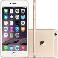 IPHONE 6S APPLE COM 16GB E TELA 4,7" HD COM 3D TOUCH, IOS 9, SENSOR TOUCH ID, CÂMERA ISIGHT 12MP, WI-FI, 4G, GPS, BLUETOOTH DOURADO