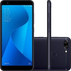 Zenfone Max Plus (M1) Preto Asus com Tela de 5,7", 4G, 32 GB e Câmera de 16+8MP - ZB570KL - UXZB570PTOB