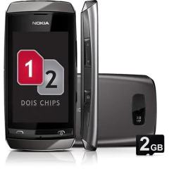 NOKIA ASHA 305 DUALCHIP CÂMERA 2MP MP3 BLUETOOTH ANATEL