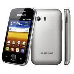 SAMSUNG GALAXY Y GT-S5360 COM ANDROID 2.3, WI-FI, 3G, GPS, CÂMERA 2MP, MP3, TOUCH SCREEN