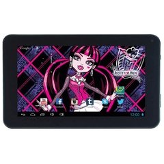 Tablet Candide Monster High 4007 Tela 7" Wi-Fi Android 4.1 Câmera 2Mp 8Gb - comprar online