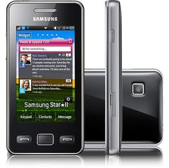 SAMSUNG S5260 STAR 2 PRETO TELA 3" TOUCHSCREEN 3.2MP