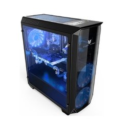 Gabinete Gamer (s/fonte) 2b Volcano Vc610-blue / Led Azul - comprar online