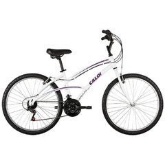 BICICLETA CALOI 100 T16 R26 21V BRANCA A14 / 1 Unidade