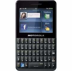 MOTOROLA MOTOKEY SOCIAL EX225 PRETO COM QWERTY, CÂMERA 3MP, 3G, WI-FI, MP3, RÁDIO FM, BLUETOOTH, TOUCH SCREEN E FONE - comprar online