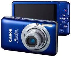 CÂMERA DIGITAL CANON ELPH 100HS AZUL C/ 12MP, LCD 3", FOTO PANORÂMICA, FULL, HD, ZOOM ÓPTICO 4X,